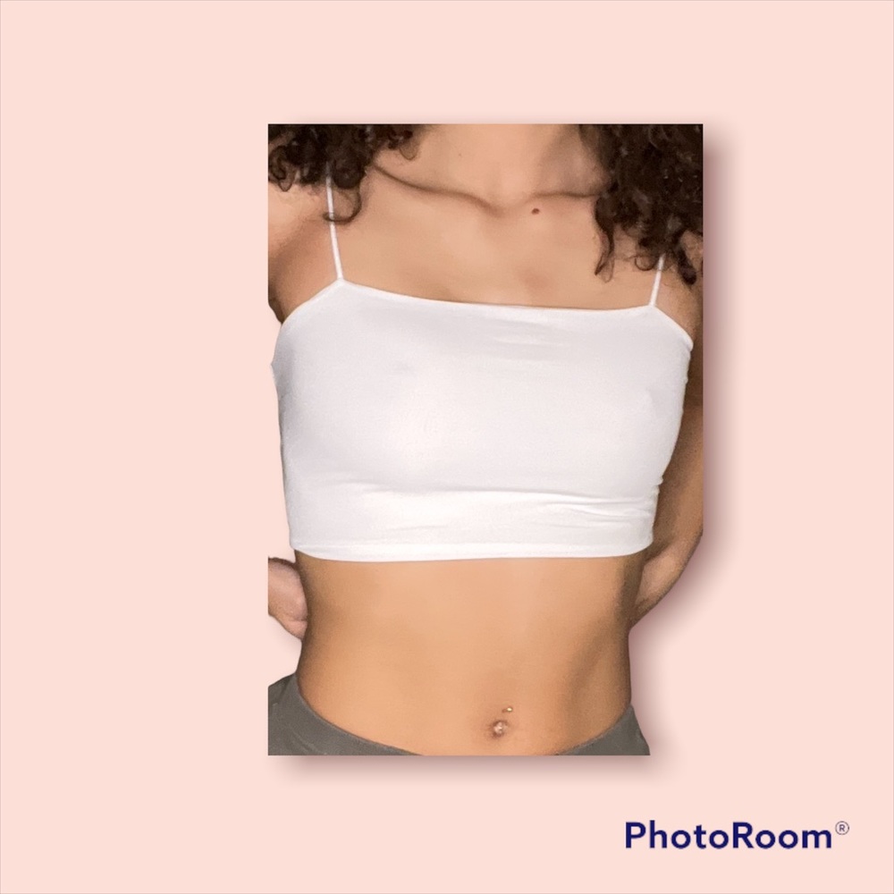 square cut crop tank top